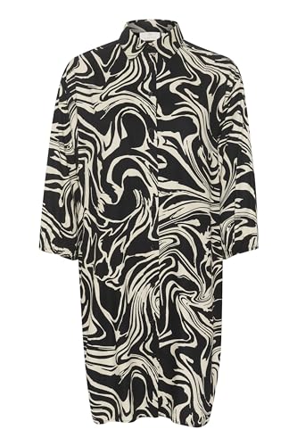 KAFFE Kleid KAcarmen Black/White Graphic Paint 38 KAFFE Kleid KAcarmen Black/White Graphic Paint 38 von KAFFE