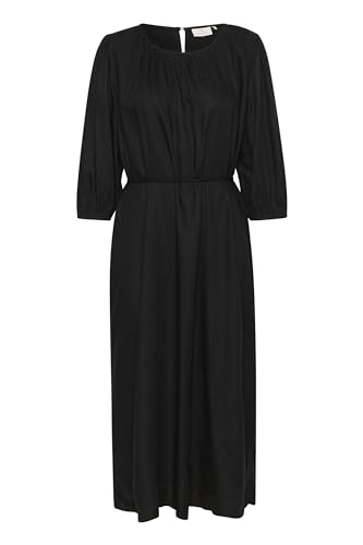 KAFFE Kleid KAcarmen Damen Kleid Kurzarm Wickelkleid Lange Freizeitkleider Sommer Bindegürtel Black Deep 44 KAFFE Kleid KAcarmen Damen Kleid Kurzarm Wickelkleid Lange Freizeitkleider Sommer Bindegürtel Black Deep 44 von KAFFE