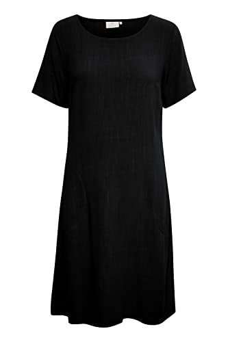 KAFFE Kleid KAliny Damen Kleid Kurzarm Basic Rundhals Shirtkleid Black Deep 38 KAFFE Kleid KAliny Damen Kleid Kurzarm Basic Rundhals Shirtkleid Black Deep 38 von KAFFE