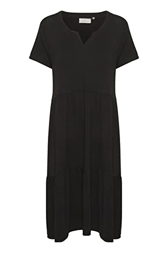 KAFFE Kleid KApetra Damen Kleid Knielang Kurzarm V-Ausschnitt Sommerkleid Casual Freizeitkleid Black deep M KAFFE Kleid KApetra Damen Kleid Knielang Kurzarm V-Ausschnitt Sommerkleid Casual Freizeitkleid Black deep M von KAFFE