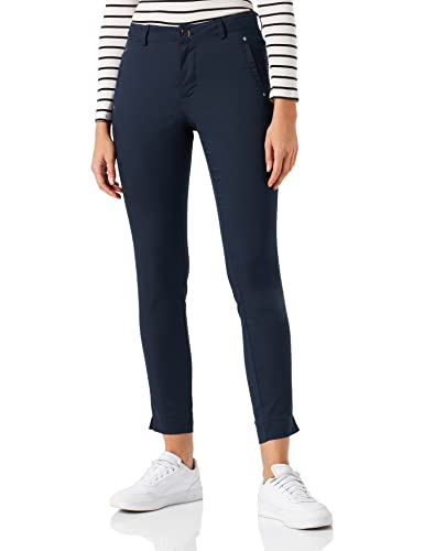 Kaffe Damen Kalea Rivet Pants Freizeithosen, Midnight Marine, 34 von KAFFE