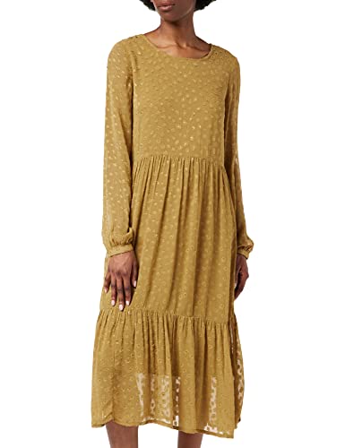 Kaffe Damen Women's Dress Long Sleeve Below The Knee Lässiges Kleid, Cumin, 40 Kaffe Damen Women's Dress Long Sleeve Below The Knee Lässiges Kleid, Cumin, 40 von KAFFE