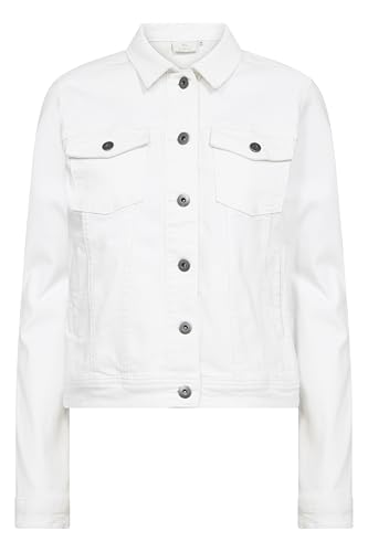 KAFFE Jacke KAzelina Damen Jeansjacke Leichte Denim Übergangs Jacke Chalk 38 KAFFE Jacke KAzelina Damen Jeansjacke Leichte Denim Übergangs Jacke Chalk 38 von KAFFE
