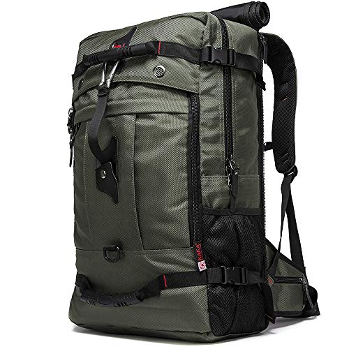 KAKA Reiserucksack, Handgepäck-Rucksack, langlebig, wandelbar, Seesack, passend für 19,3-Zoll-Laptops für Damen und Herren, grün, 22.5inch KAKA Reiserucksack, Handgepäck-Rucksack, langlebig, wandelbar, Seesack, passend für 19,3-Zoll-Laptops für Damen und Herren, grün, 22.5inch von KAKA