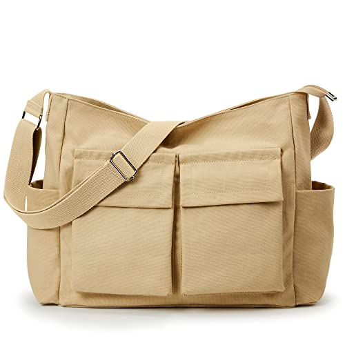 KALIDI Canvas Umhängetasche Crossbody Messenger Bag Schultertaschen Damen Herren Große Casual Hobo Bag Wasserbeständig Schulter Tote Bag KALIDI Canvas Umhängetasche Crossbody Messenger Bag Schultertaschen Damen Herren Große Casual Hobo Bag Wasserbeständig Schulter Tote Bag von KALIDI