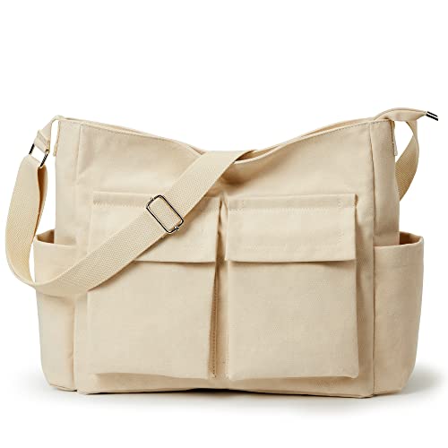 KALIDI Canvas Umhängetasche Crossbody Messenger Bag Schultertaschen Damen Herren Große Casual Hobo Bag Wasserbeständig Schulter Tote Bag KALIDI Canvas Umhängetasche Crossbody Messenger Bag Schultertaschen Damen Herren Große Casual Hobo Bag Wasserbeständig Schulter Tote Bag von KALIDI