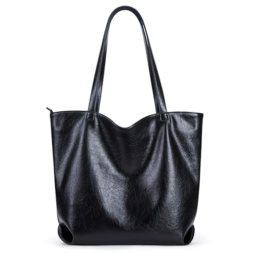 KALIDI PU Leder Handtasche Damen Umhängetasche Groß Shopper Tasche Hobo Taschen Damen Schultertasche für Schule Büro Arbeit Reisen Ausflug Einkauf KALIDI PU Leder Handtasche Damen Umhängetasche Groß Shopper Tasche Hobo Taschen Damen Schultertasche für Schule Büro Arbeit Reisen Ausflug Einkauf von KALIDI