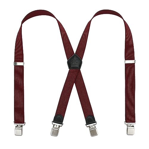 KANGDAI Hosenträger für Herren Breit 3.5cm sehr Starken 4 Metall Clip Arbeitshosen Motorradhose Hosenträger Einstellbar und Elastisch Einheitsgröße für Männer und Damen X Style KANGDAI Hosenträger für Herren Breit 3.5cm sehr Starken 4 Metall Clip Arbeitshosen Motorradhose Hosenträger Einstellbar und Elastisch Einheitsgröße für Männer und Damen X Style von KANGDAI