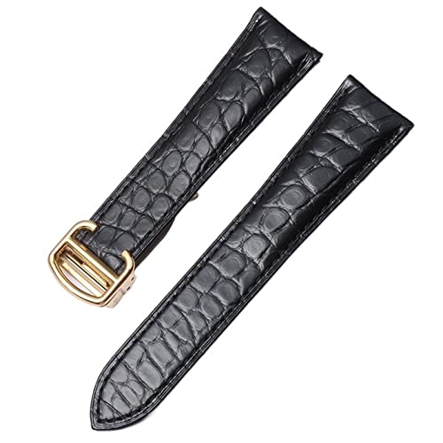 KAPPDE Alligator-Uhrenarmband aus echtem Leder für Cartier Solo Tank London Calibo, Uhrenarmband für Damen und Herren, 16 mm, 18 mm, 20 mm, 22 mm, 23 mm, Achat von KAPPDE