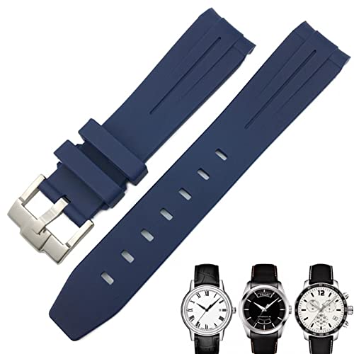 KAPPDE Gummi-Uhrenarmband für Tissot 1853 Lelocle PRC200 Rolex Submariner Hamilton Omega wasserdichtes Uhrenarmband, 19 mm / 20 mm, 19 mm, Achat von KAPPDE