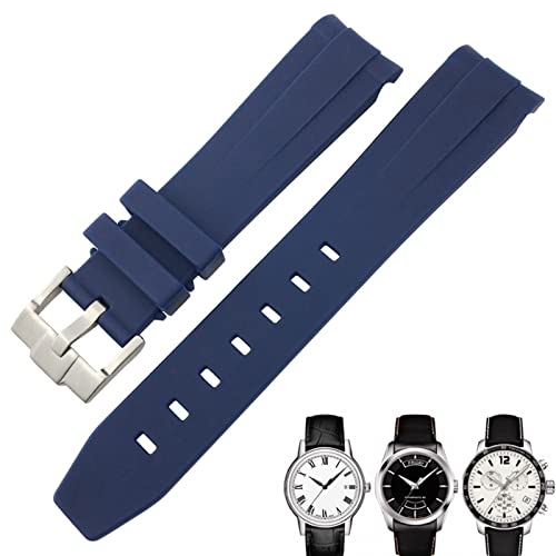 KAPPDE Gummi-Uhrenarmband für Tissot 1853 Lelocle PRC200 Rolex Submariner Hamilton Omega wasserdichtes Uhrenarmband, 19 mm / 20 mm, 19 mm, Achat von KAPPDE