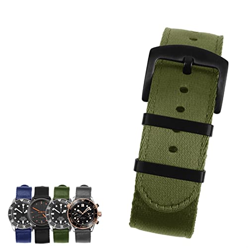 KAPPDE Nato-Armband aus Nylon für Rox S-eiko-Armband, 20 mm, 22 mm, weiches Armband, 20 mm, Achat von KAPPDE