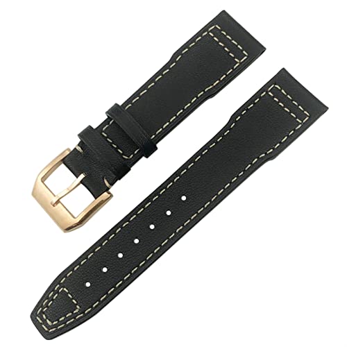 KAPPDE Uhrenarmband für IWC IW3777 IW3270 Mark 18 Big Pilot's Watch Armband aus weichem Rindsleder, 20 mm, 21 mm, 22 mm, Lederarmband, 20 mm, Achat von KAPPDE