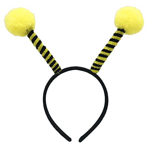 Haarreif Biene Haarschmuck Biene Stirnband Headwear für Fasching & Karneval Biene Kostüm für Kinder und Erwachsene Biene Haarband (A) von KAREN66