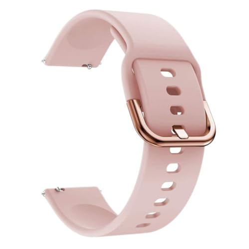 KAREN66 Armband Kompatibel mit Omega x Swatch Speedmaster Moonswatch Armband für Damen Herren Sport Silikon Uhrenarmband Replacement Wechselarmband Ersatzarmband für Moonswatch Watch, Rosa von KAREN66