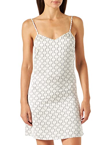 KARL LAGERFELD Damen Kl Monogramm Negligee Weiß S von KARL LAGERFELD