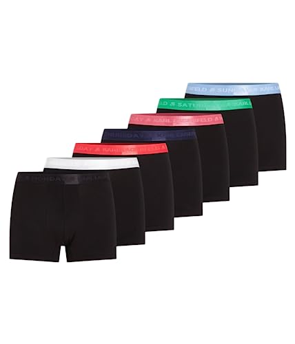 KARL LAGERFELD Herren Karl Lagerfeld Herren Day Of The Week Trunks (X7), Schwarz, M von KARL LAGERFELD