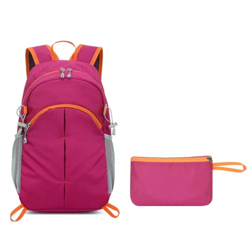 KASFDBMO Wanderrucksack für Damen und Herren, Nylon-Rucksäcke, Studenten, Schulrucksack, große Kapazität, Reiserucksack, faltbarer Rucksack, siehe abbildung von KASFDBMO