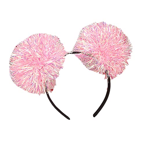 Oster-Lametta-Ball-Haarreifen für Damen, Make-up-Stirnband für Festivals, Partys, Aufführungen, Haar-Accessoires, Stirnbänder für Mädchen, Stirnbänder für Erwachsene von KASFDBMO