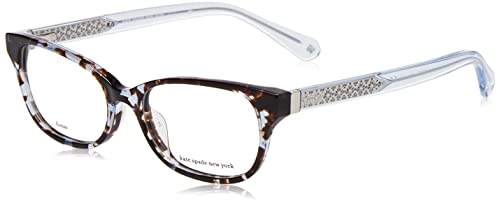 KATE SPADE Damen Rainey Sonnenbrille, Bl Havana Blue / 00 Demo Lens, 48 von KATE SPADE