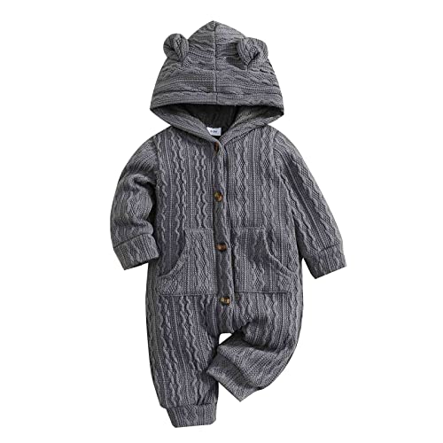 Schneeanzug Baby Mädchen Kinder Overall Winter Strampler Baby Jumpsuit Kinder Onesie Schlafstrampler Baby Winterjacke Kinder Jungen von KCDING