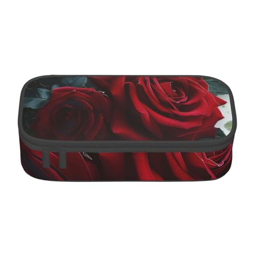 KCGSDEGV Federmäppchen mit Gothic-Rosen-Kunstdruck, niedliches Fach, Federmäppchen, Stifteetui, Schreibwaren-Organizer, Box für Schule, Mädchen, Jungen, Schwarz , Einheitsgröße, Schulranzen KCGSDEGV Federmäppchen mit Gothic-Rosen-Kunstdruck, niedliches Fach, Federmäppchen, Stifteetui, Schreibwaren-Organizer, Box für Schule, Mädchen, Jungen, Schwarz , Einheitsgröße, Schulranzen von KCGSDEGV