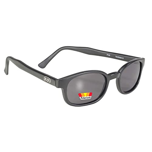 X-KD's 10019 - Grau Polarisiert - Gestell schwarz matt - Sonnenbrille von KD's