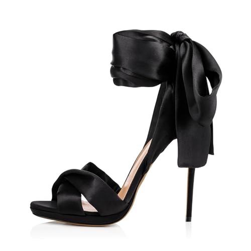 KEAOZVFE Sommer Strap Slim High Heel Sandalen Damen Sexy Slim High Heel Sandalen Damen High Heel Schuhe Sommer Open Toe High Heel Sandalen Damen Sommer Sandalen Party High Heel Sandalen von KEAOZVFE