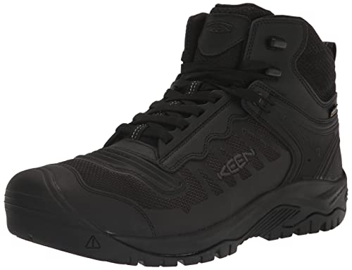 KEEN Utility Herren Reno Mid Kbf Wp Soft Toe-mWork Stiefel, Schwarz/Schwarz, 12 Wide von KEEN Utility