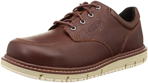 KEEN Utility Herren San Jose Oxford Low Soft Toe Industrial Wedge Arbeitsschuhe, Lebkuchen/gebrochenes Weiß, 11.5 Wide von KEEN Utility