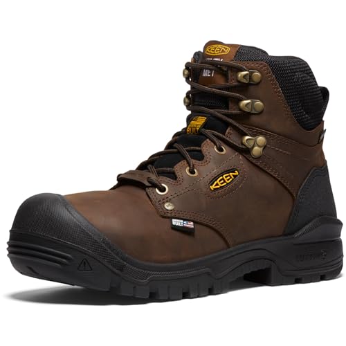 KEEN Utility Independence Herren Wp Int Met-mWork Stiefel, 15,2 cm, Dark Earth/Black, 12 von KEEN Utility