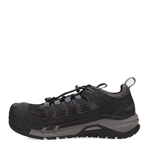 KEEN Utility Men's Birmingham Low Composite Toe Athletic Work Sneakers, Black/Magnet, 11 Wide von KEEN Utility