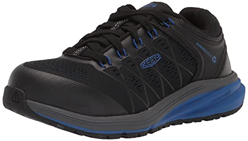 KEEN Utility Vista Energy Herren Arbeitsschuhe mit niedrigem Zehenbereich, Nautisches Blau/Schwarz, von KEEN Utility