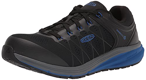 KEEN Utility Vista Energy Herren Arbeitsschuhe mit niedrigem Zehenbereich, Nautisches Blau/Schwarz, von KEEN Utility