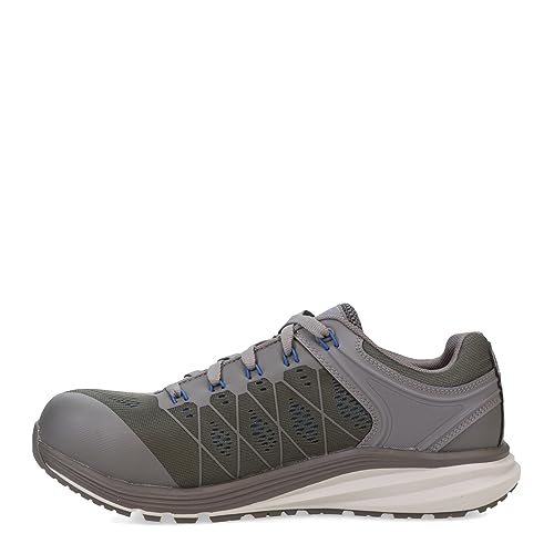 KEEN Utility Vista Energy Herren-Sneaker, niedrige Höhe, Zehenschutz, industrielle Arbeitssneaker, Stahlgrau/Baleinblau, 13 US von KEEN Utility