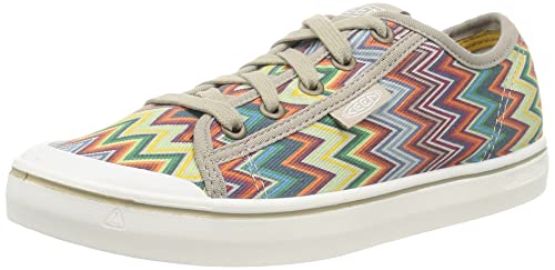 KEEN Damen Elsa 5 Freizeit-Sneaker, Chevron/Stern weiß, 37 EU von KEEN