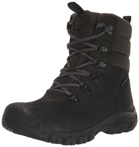 KEEN Damen Greta Boot Waterproof Schneestiefel, Black2, 35 EU von KEEN