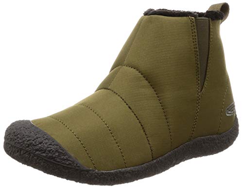 KEEN Damen Howser Mid Mode-Stiefel, Dunkeloliv/Rabe, 37 EU von KEEN