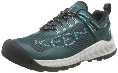 KEEN Damen Nxis Evo Waterproof Wanderschuh, Seemoos Ipanema, 38 EU von KEEN