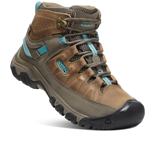 KEEN Damen Wanderstiefel, Toasted Coconut Porcelain, 38.5 EU von KEEN