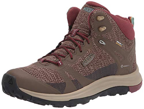 KEEN Damen Terradora 2 Mid Waterproof Wanderstiefel, Canteen/Andorra, 39 EU von KEEN