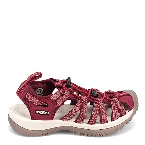 KEEN Damen Whisper Sandalen, Rot Red Dahlia, 35.5 EU von KEEN