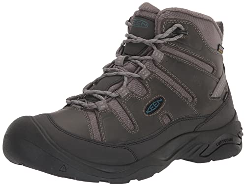 KEEN Herren Circadia Mid Polar-m Wanderstiefel, Stahlgrau/Legion Blue, 41 EU von KEEN