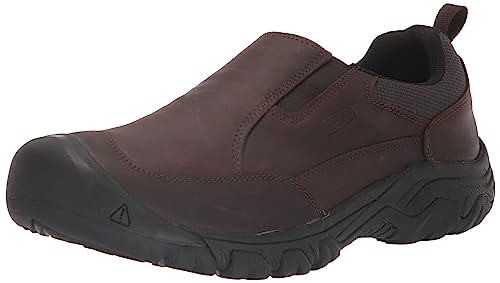 KEEN Herren M_Targhee Iii Slip On Wide Pantoletten, Dunkle Erde/Mulch, 44.5 EU Weit von KEEN