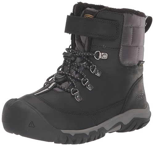 KEEN Kanibou Waterproof Schneestiefel, Black/Magnet, 37 EU von KEEN