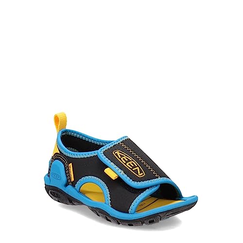 KEEN Knotch River OT, Sandale, Black/Vivid Blue, von KEEN