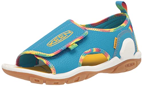 KEEN Knotch River OT Sandale, Tie Dye/Vivid Blue, 29 EU von KEEN