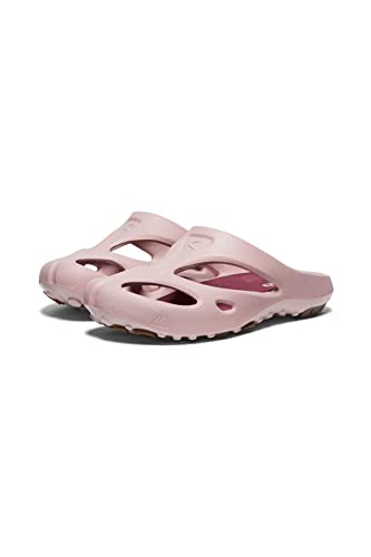 KEEN Shanti Herren-Clogs zum Reinschlüpfen, leicht, Rehkitz/Merlot, 35 EU von KEEN