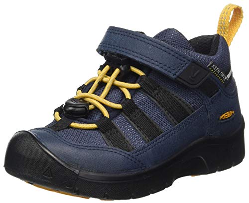 KEEN Unisex Kinder Hikeport 2 Low Waterproof Wanderstiefel, Blue Nights Sunflower, 24 EU von KEEN