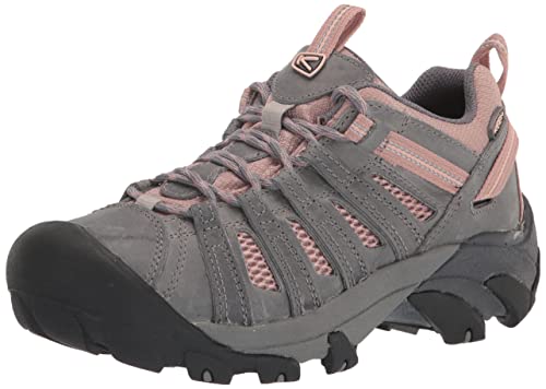 KEEN Voyageur-Damen Wanderschuhe, Nieselregen/Rehkitz, 38.5 EU von KEEN